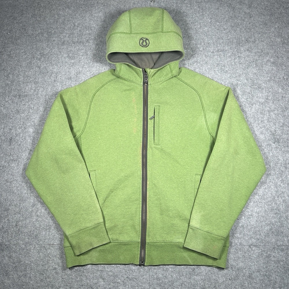 Lululemon Scuba Hoodie Men's Size‎ XL Green Full Zip Heavyweight Athletic